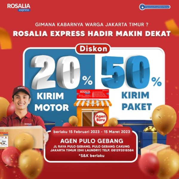 Cara Mudah Pakai Promo Opening Agen Rosalia Express