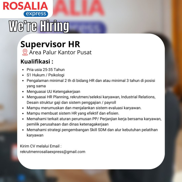 Supervisor HR